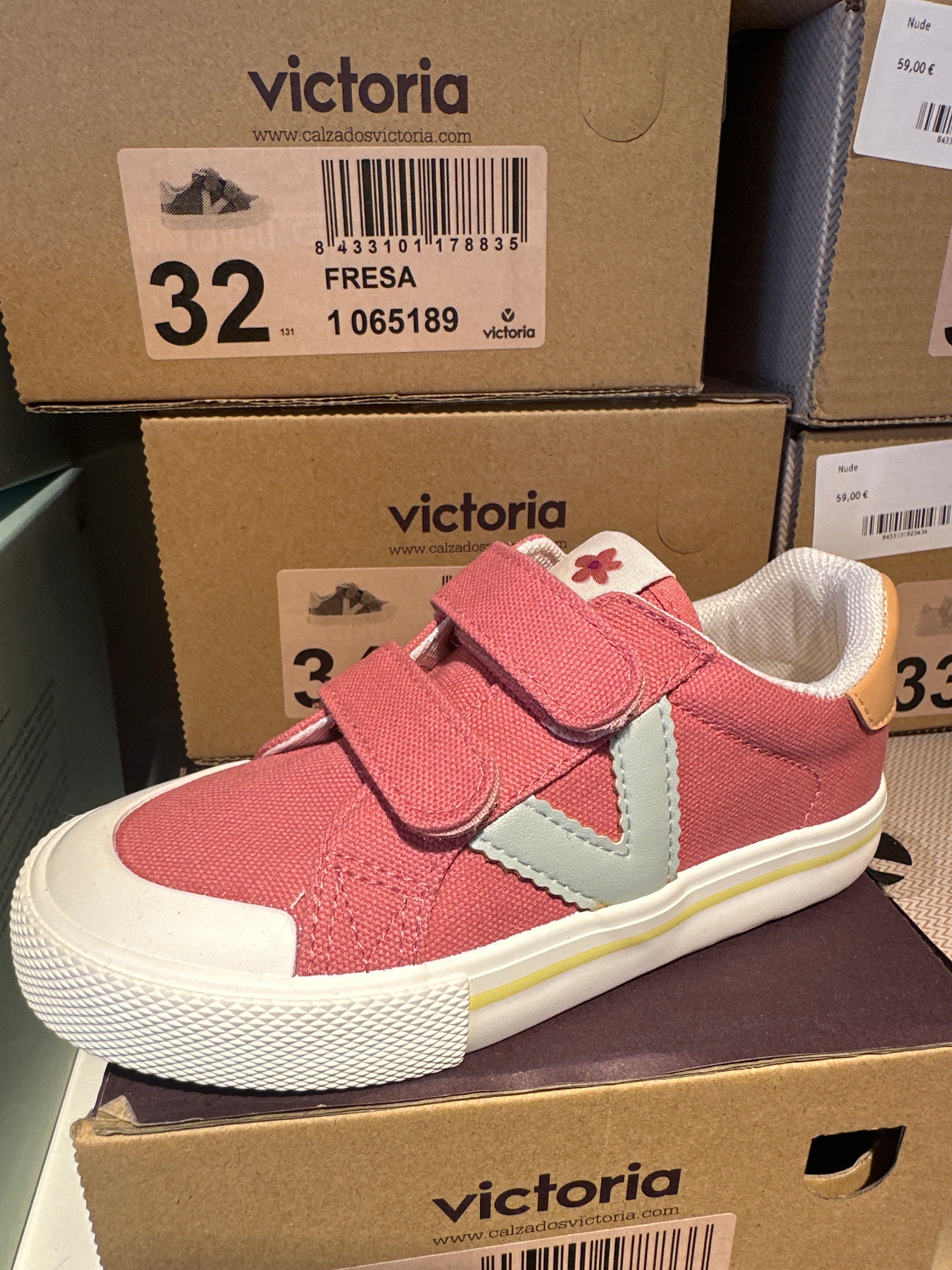 Victoria Vegane Sneaker mit Klettverschluss, verschiedene Varianten