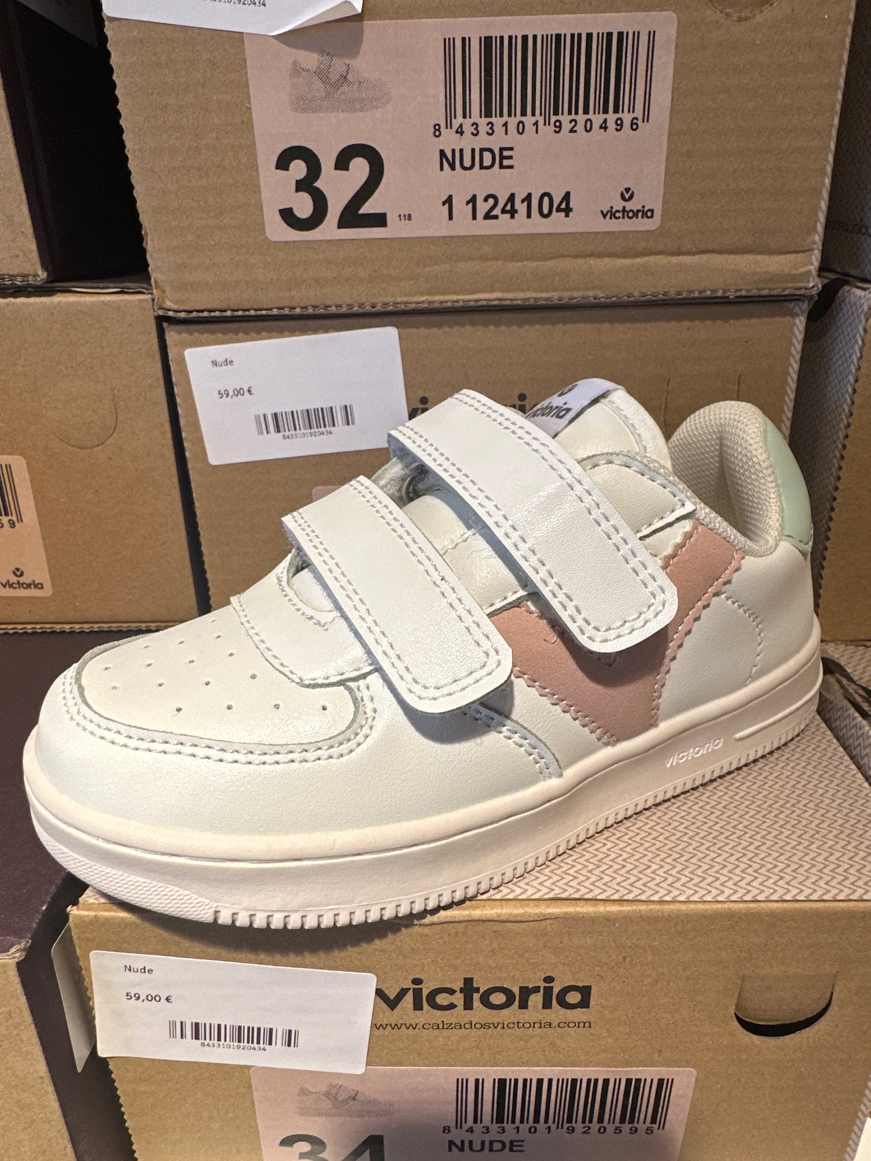 Victoria Vegane Sneaker mit Klettverschluss, verschiedene Varianten