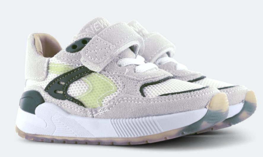 Shoesme grau-grüner Sneaker